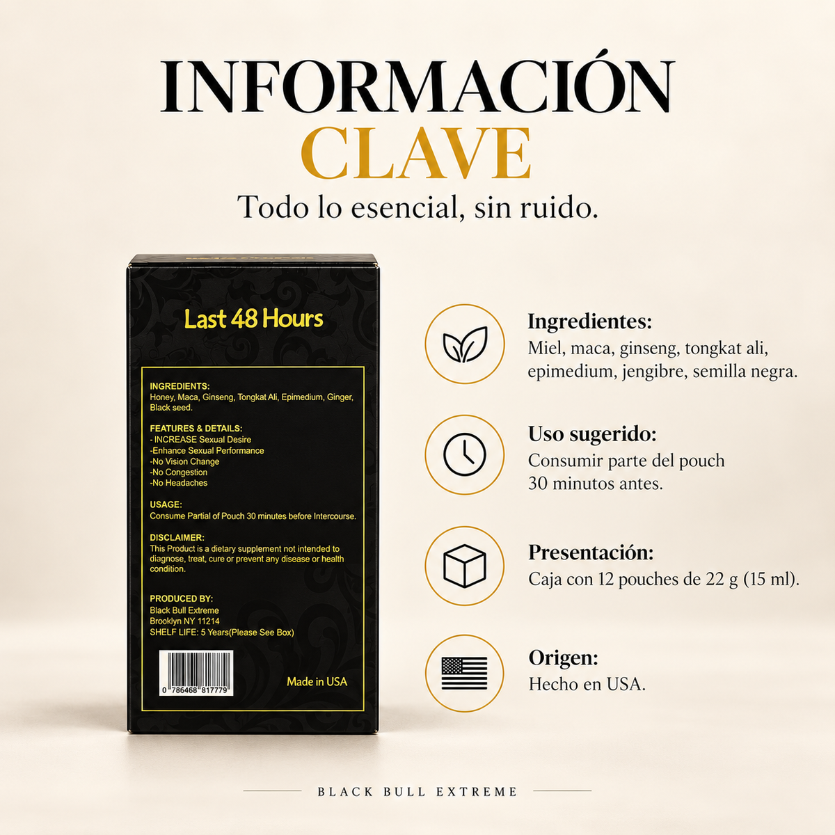 5 Cajas Black Bull | Pack Entrada