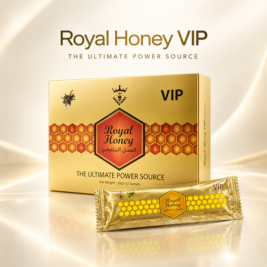 Royal Honey VIP – 1 Caja 12 Sobres | Miel Malasia