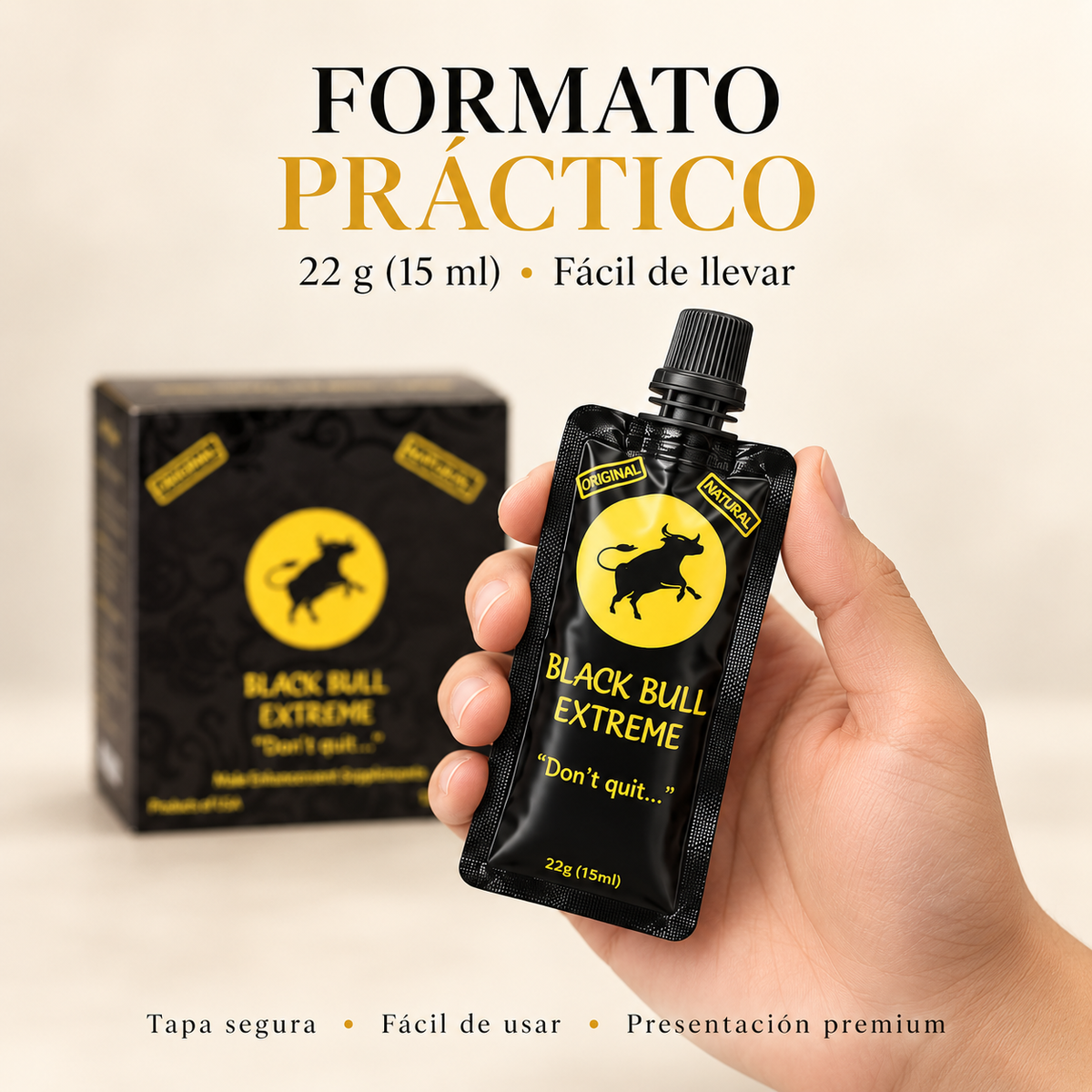 Black Bull Honey – 1 Caja 12 Sobres | Miel de Malasia