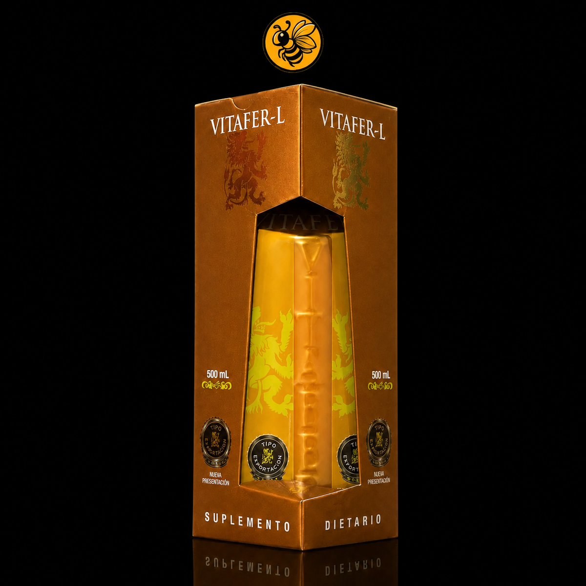 Vitafer-L 5 Bottles of 500ml - Energy and Vitality for Personal Use