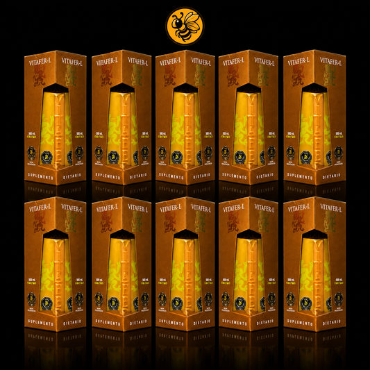 Vitafer-L 500ml - 10-Bottle Pack, Ideal for Sharing and Daily Use