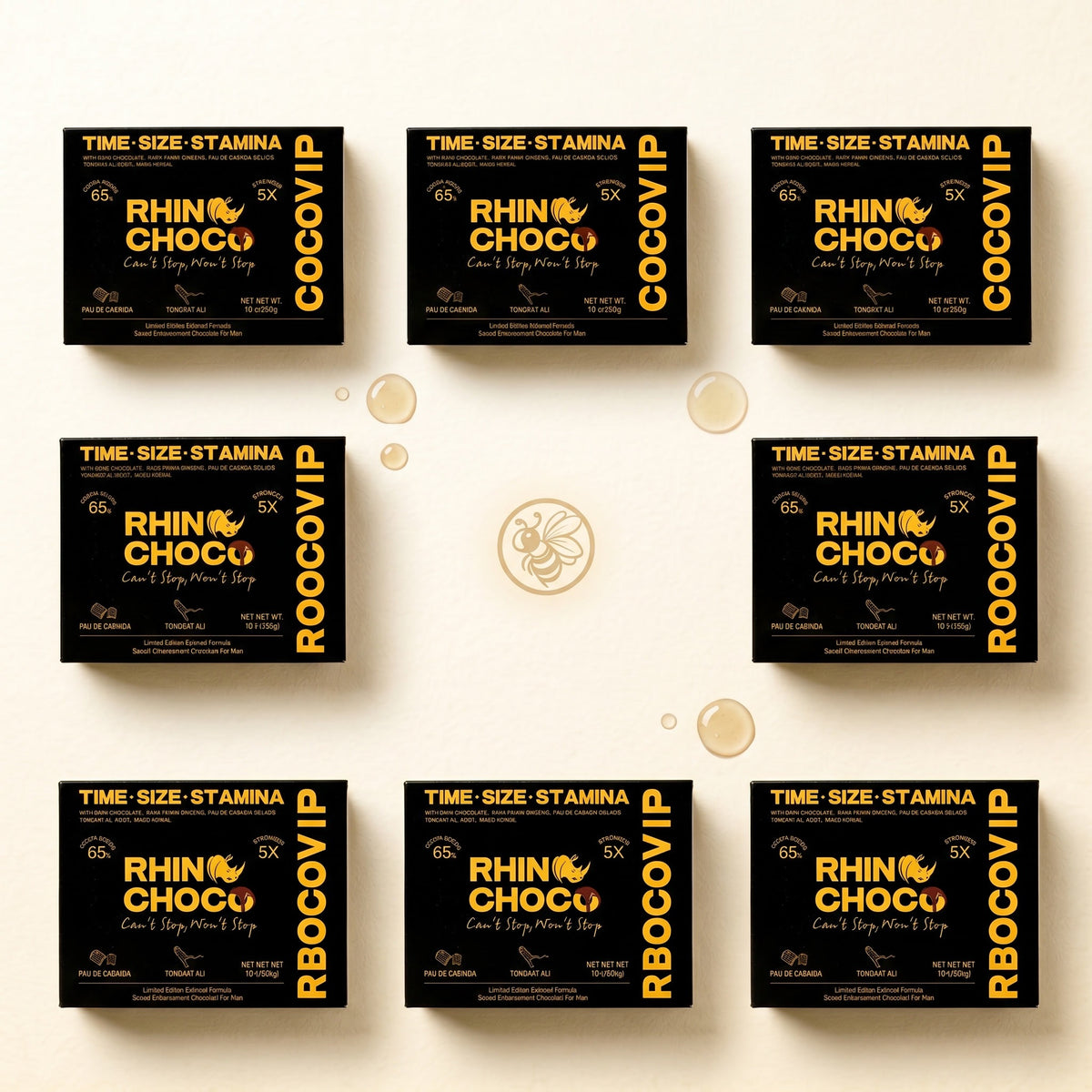 10 Cajas Rhino Choco| Pack Distribuidor