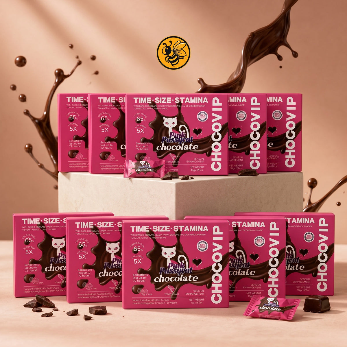 10 Cajas Pink Chocolate | Pack Distribuidor