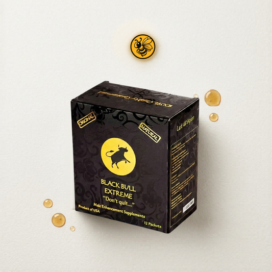 Black Bull Honey – 1 Caja 12 Sobres | Miel de Malasia