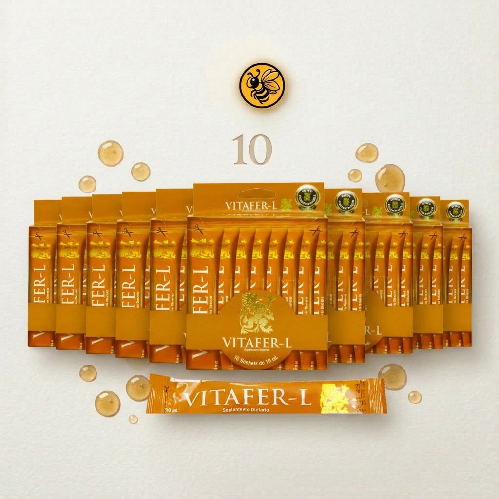 10 Cajas Vitafer-L | Pack Distribuidor