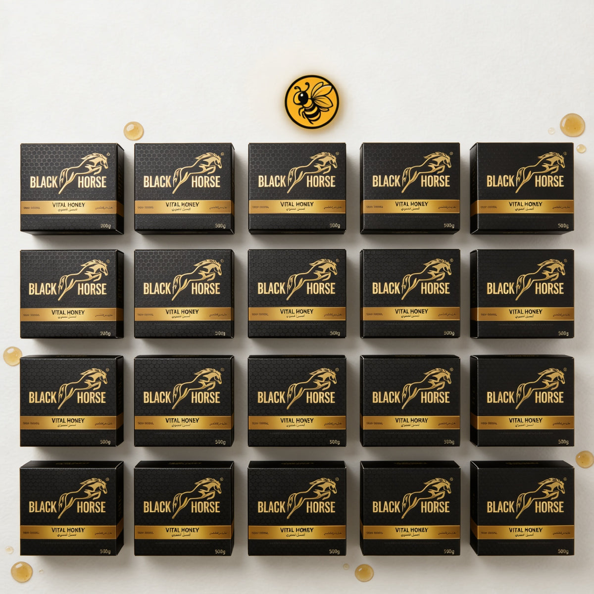 20 Cajas Black Horse | Pack Pro