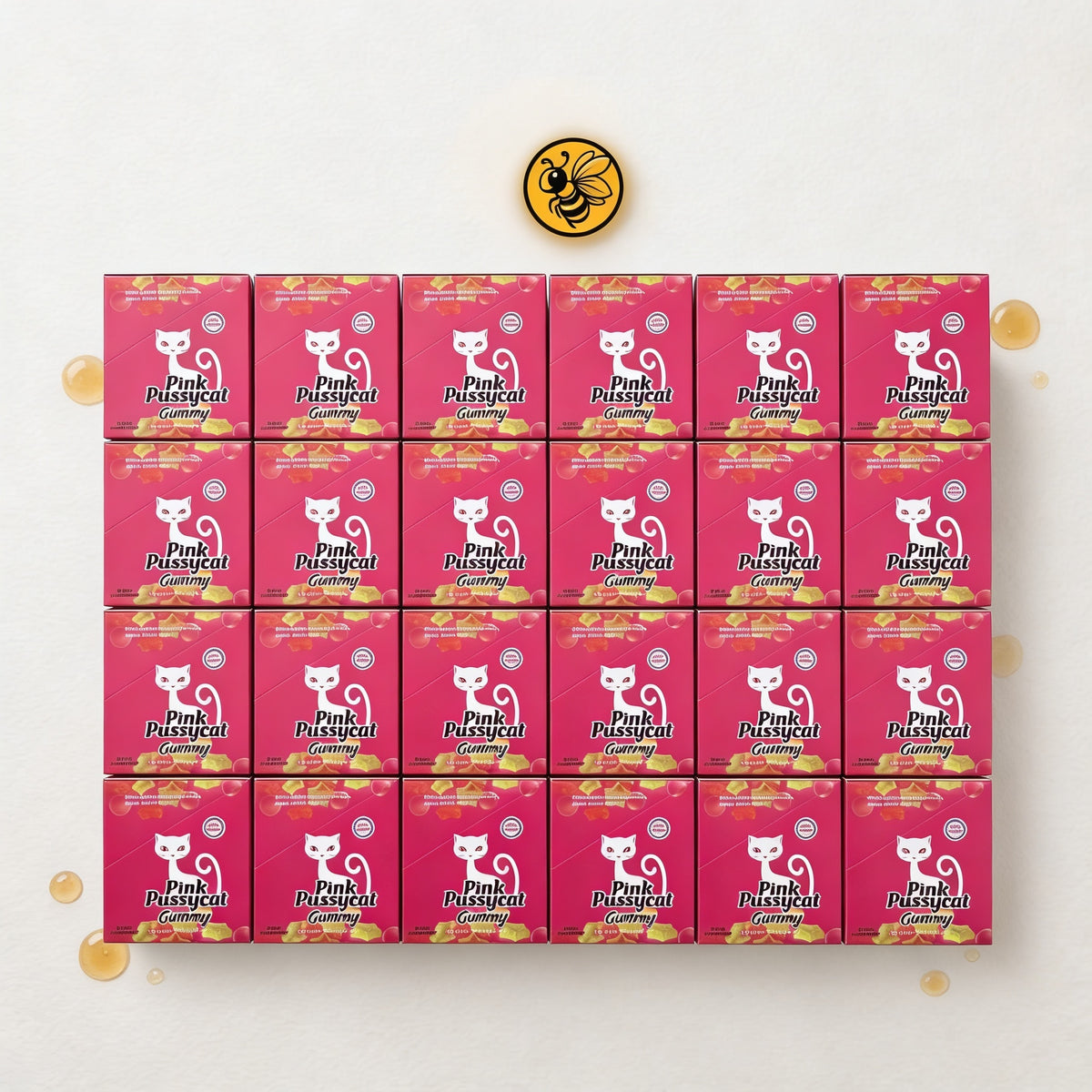 20 Cajas Pink P Cat Gummies | Pack Pro
